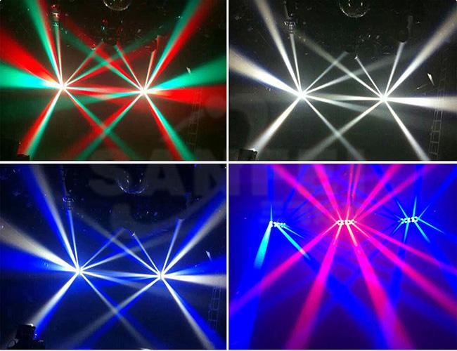Led 8 heads 10 Watts RGBW 4in1 Moving Head Spider Beam Light for night club