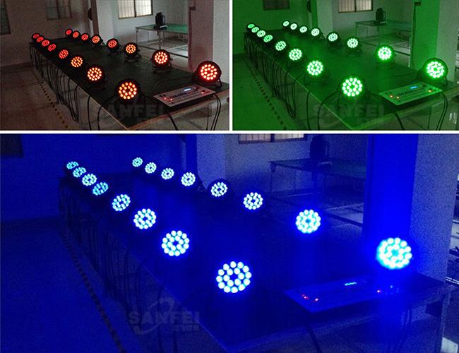 LED18pcs*10W RGBW 4in1 Waterproof PAR Light for events / 5in1 / 6in1 color / 8CH