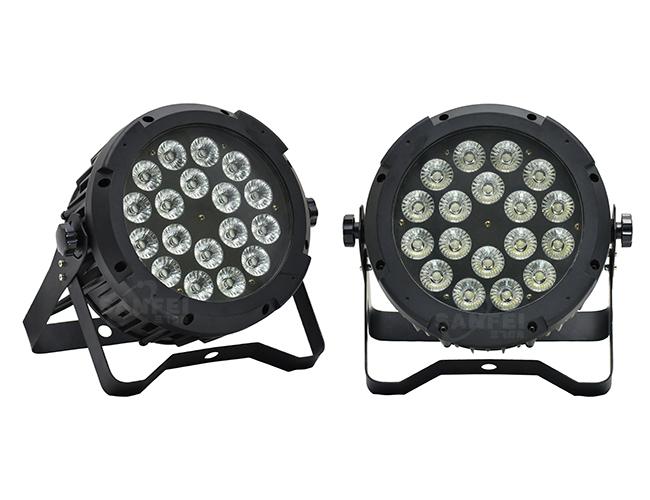 LED 18PCS*10W RGBW 4in1 Waterproof PAR Light for wedding events 5in1 / 6in1