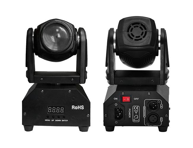 60HZ Changable Pattern 10 W LED Moving Head Light For Night Club