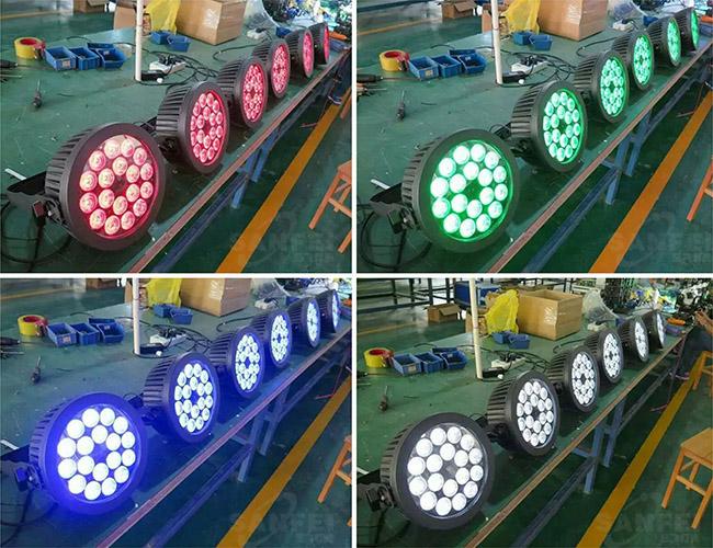 10*12 4 In 1 Waterproof LED Par Stage Lights For Wedding , Outdoor Wash Light