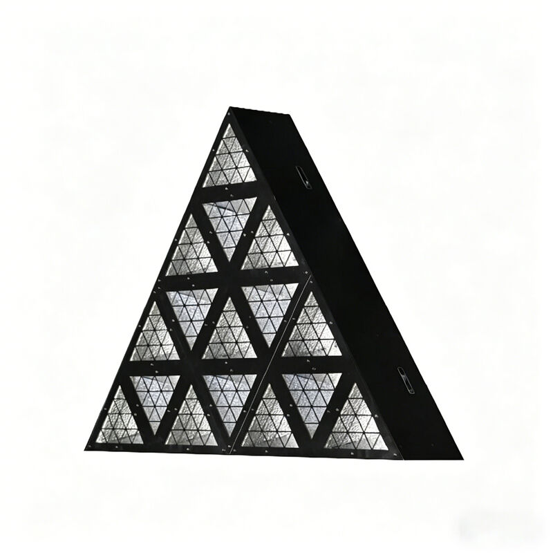 Large Triangular Led Lights Triangle Retro LED Stage Light - RGB COB Blinder & Strobe
