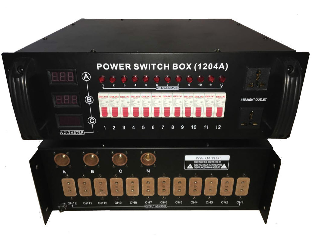 DMX 12chX40A  Power Switch Box  /Power Case