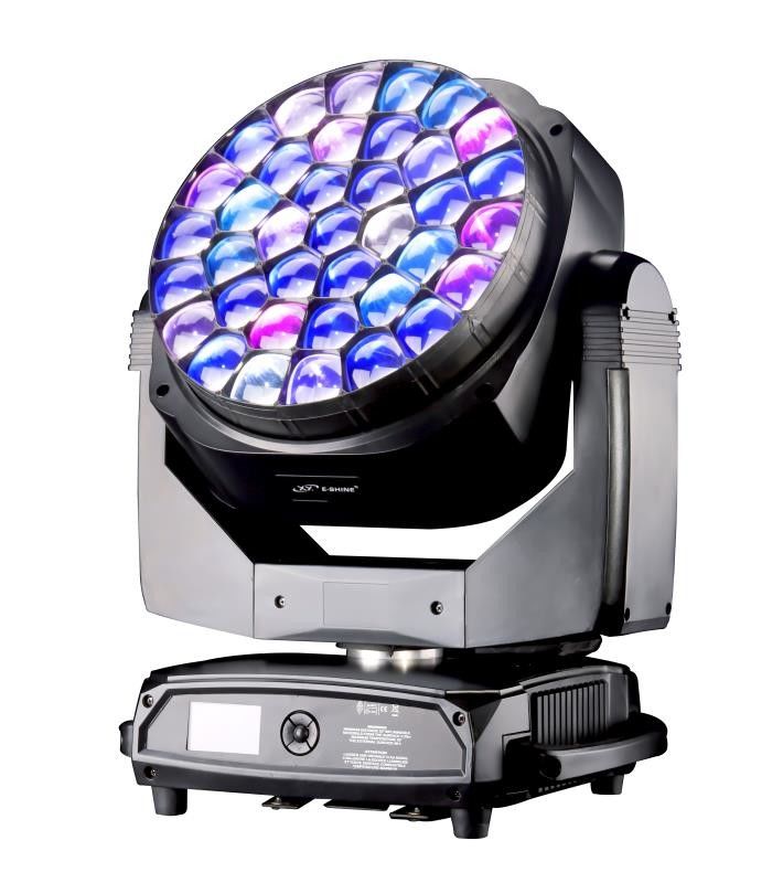 50000 hours 37x15w music stage LED Wash Moving Head 4-60 Degree Zoom Angle