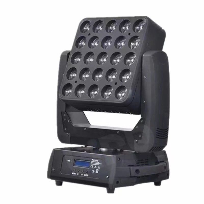 15/115CH 25x10w LED Wash Moving Head Light 0-100% Linear Dimming