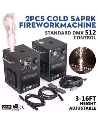 Electronic DMX512 650W Stage Spark Machine Cold Sparkler Fountains